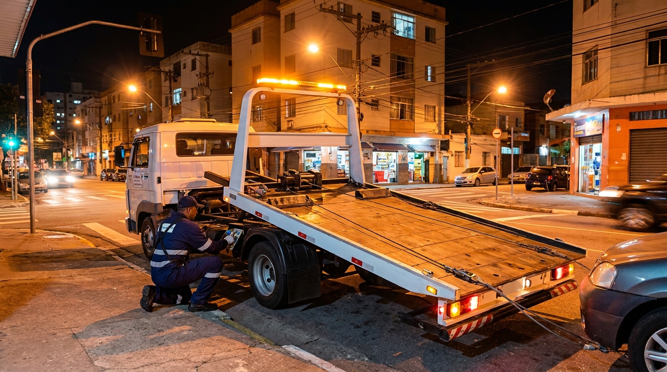 Guincho 24h profissional no C12, Taguatinga‑DF